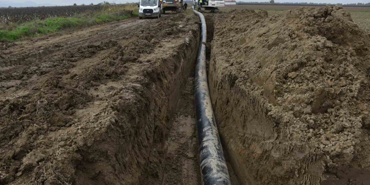 Koçarlı Bağarası Sulaması çalışmaları hız kesmiyor