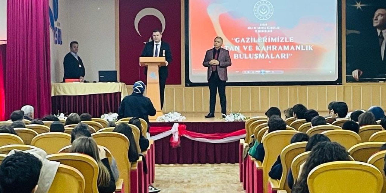 Liseli gençler, gazilerle bir araya geldi