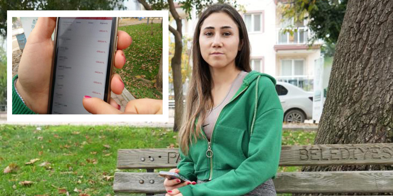 Çantasının çalındığını hesap bakiyesini görünce anladı
