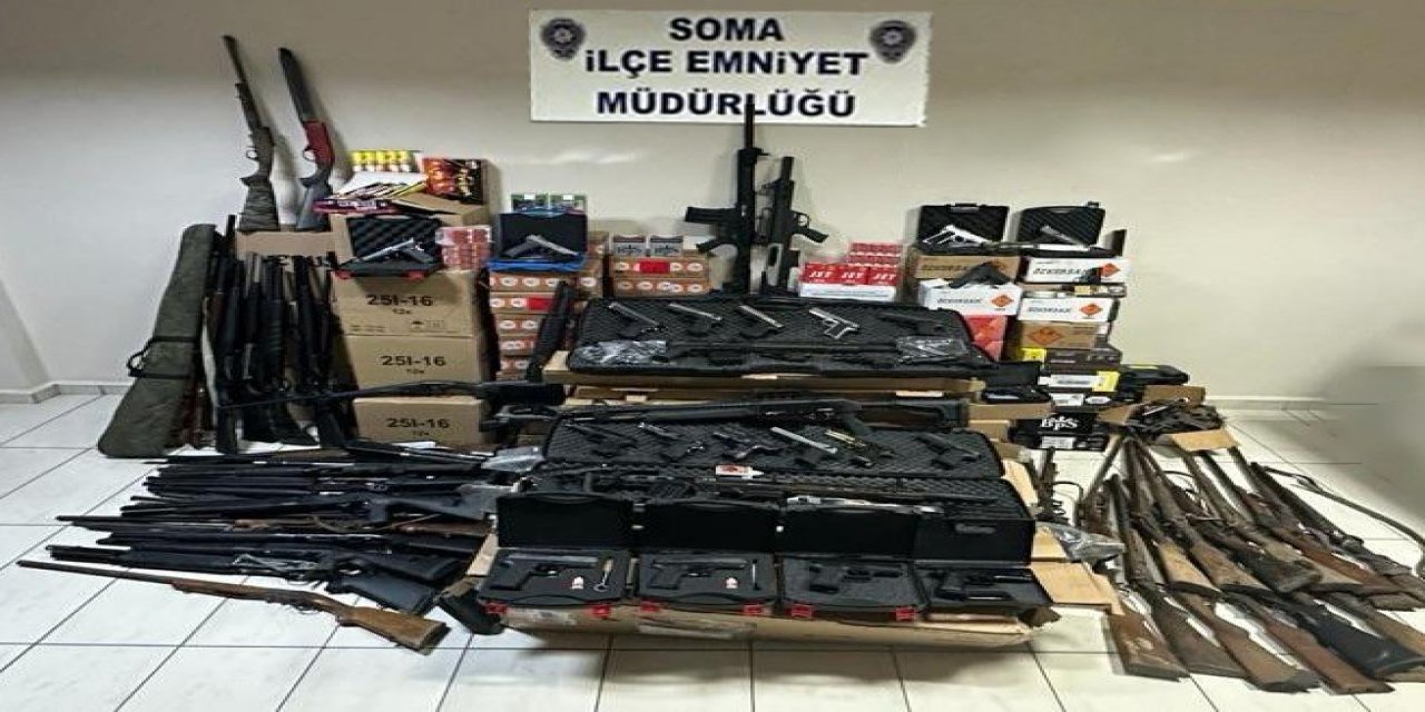 Manisa’da silah kaçakçılarına operasyon: 2 kişi tutuklandı