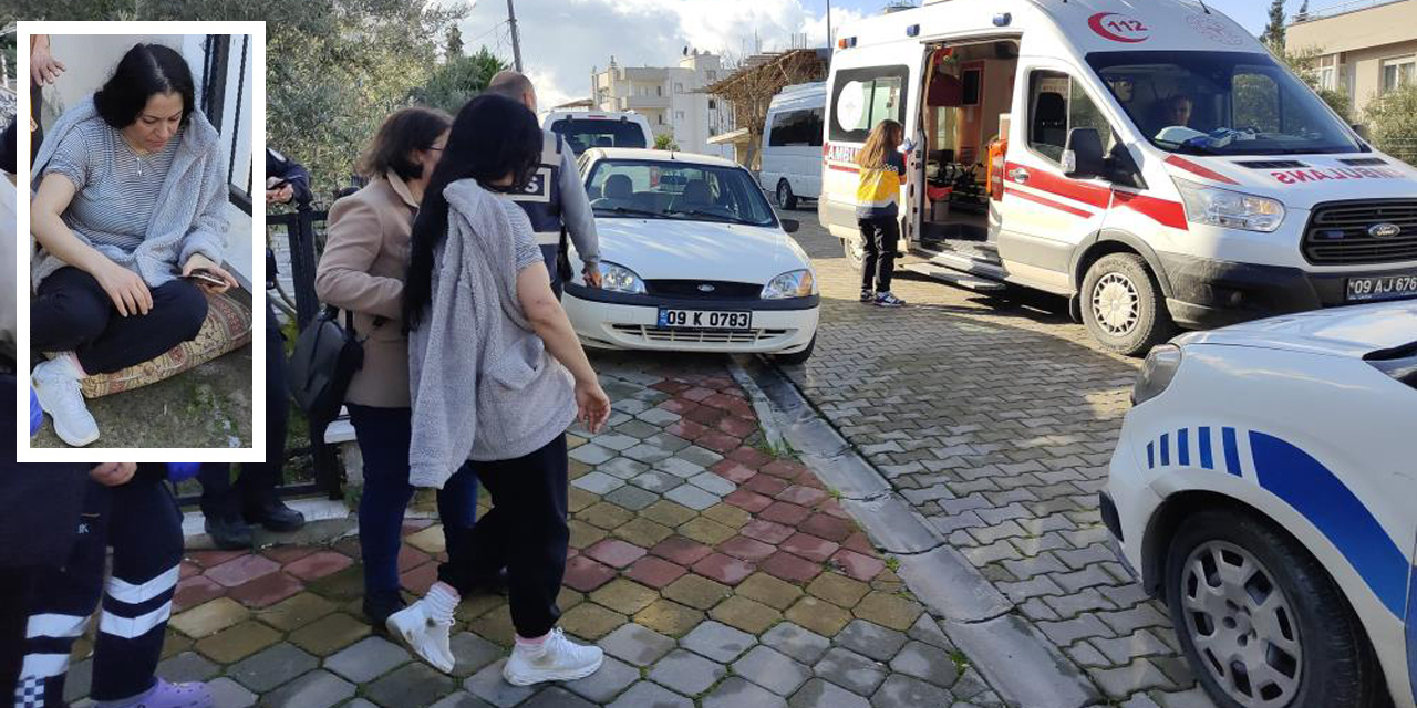 Köpeğini gezdiren kadına pitbull saldırdı