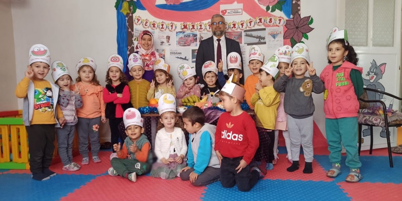 Köşklü miniklerden ’Yerli Malı Haftası’ etkinliği