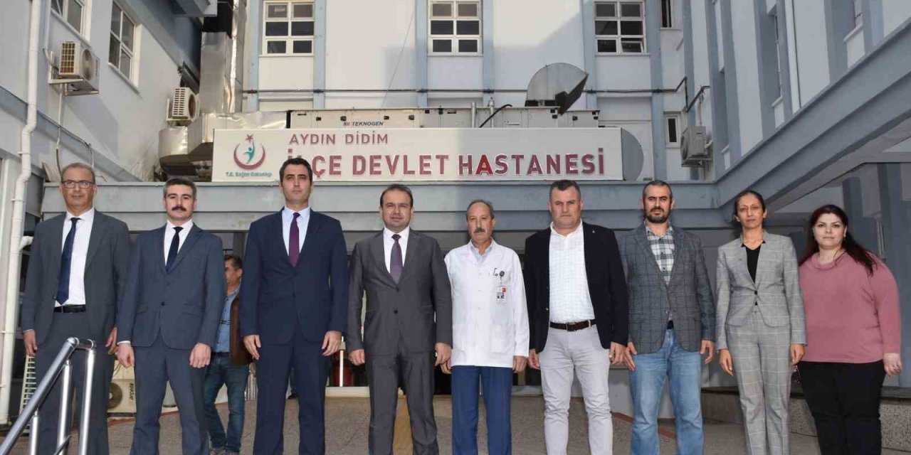 İl Sağlık Müdürü Şenkul Didim Devlet Hastanesi’nde incelemelerde bulundu