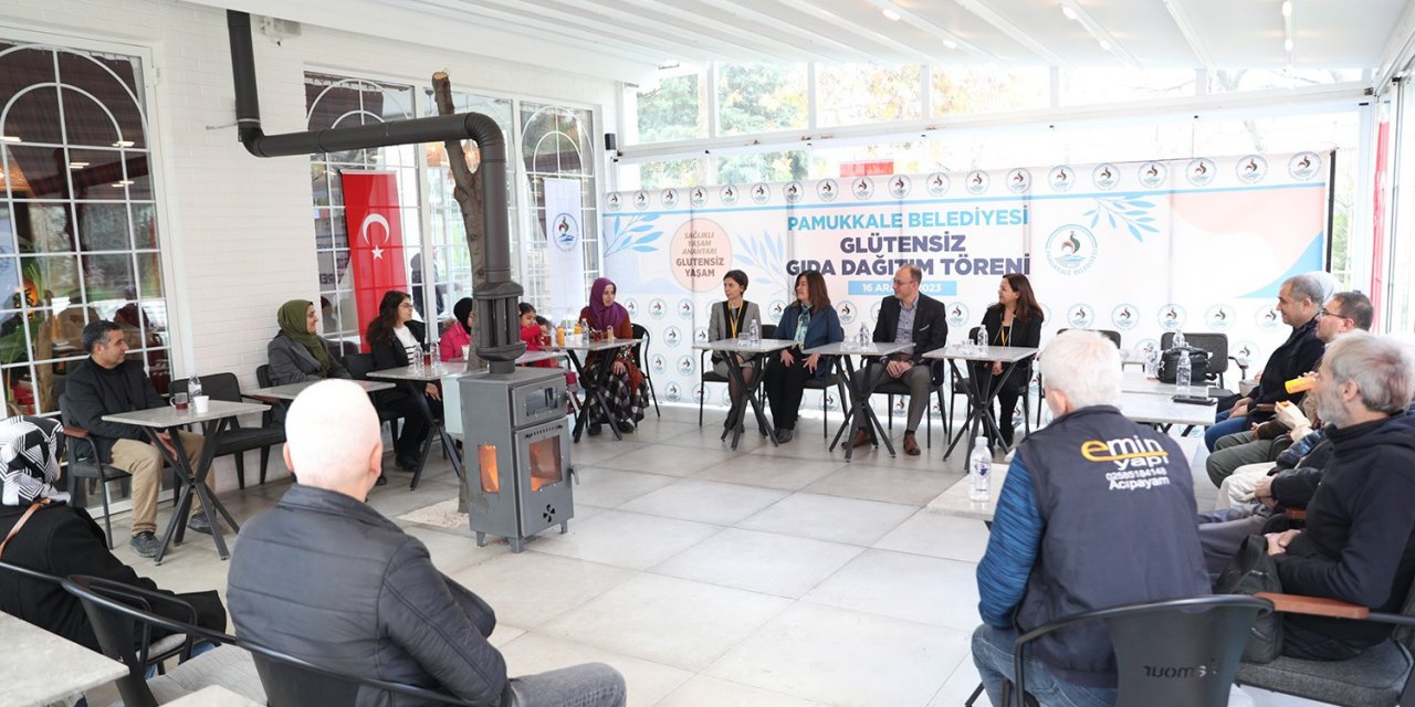 Pamukkale Belediyesinden çölyak hastalarına destek