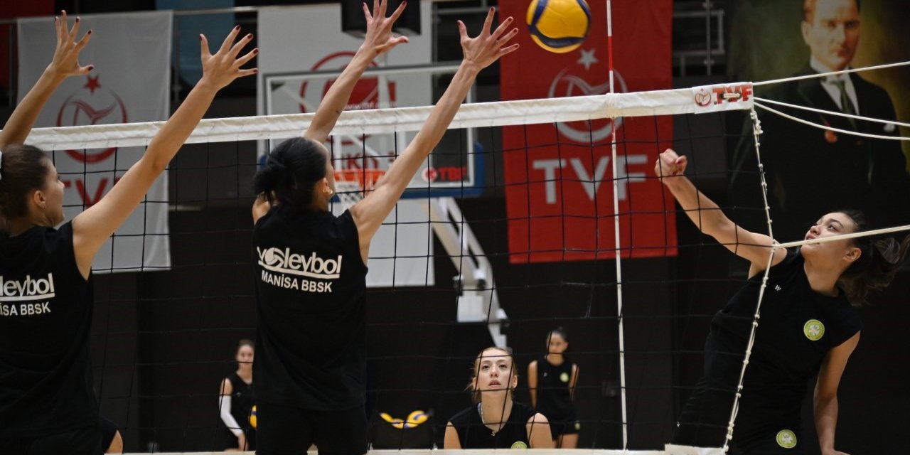 Manisa BBSK’nin Sultanları Aliağa maçına hazırlanıyor