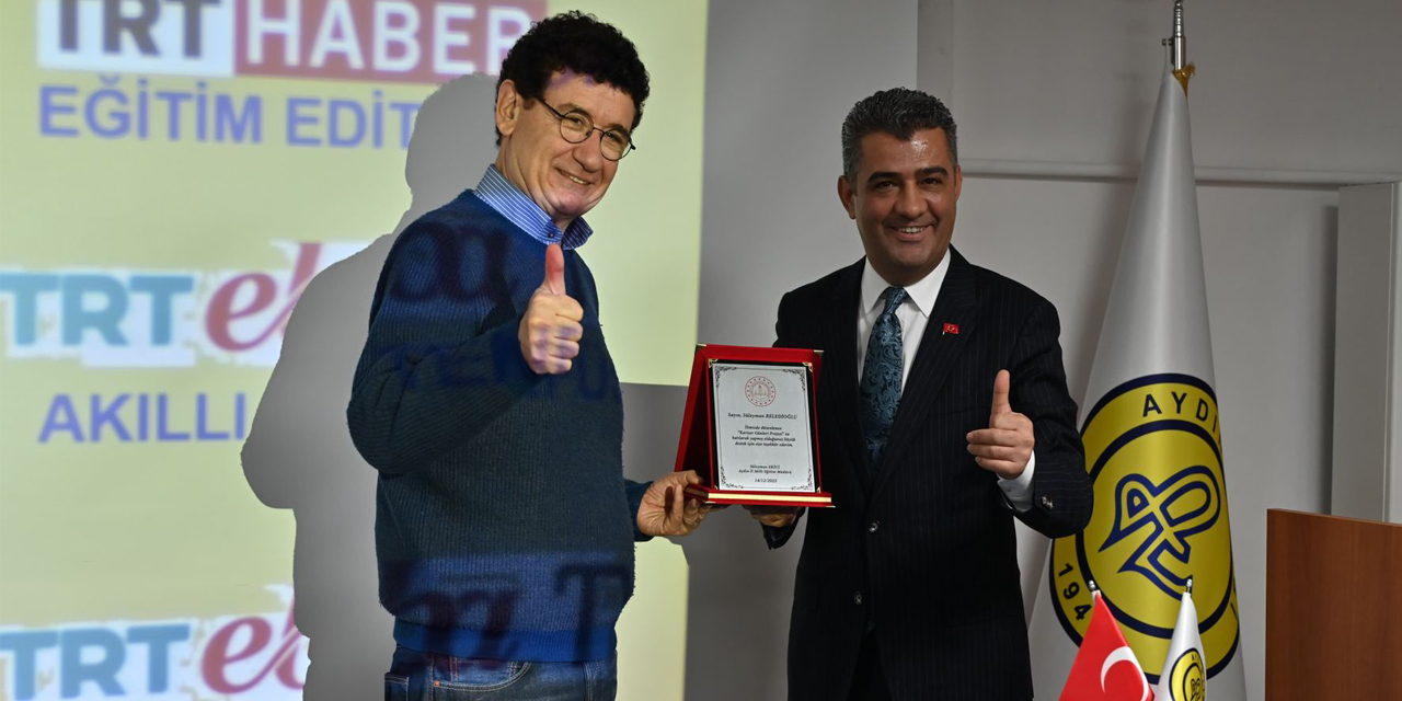 Nam-ı diğer “Bonus Hoca” Süleyman Beledioğlu Aydın Lisesi’nde…