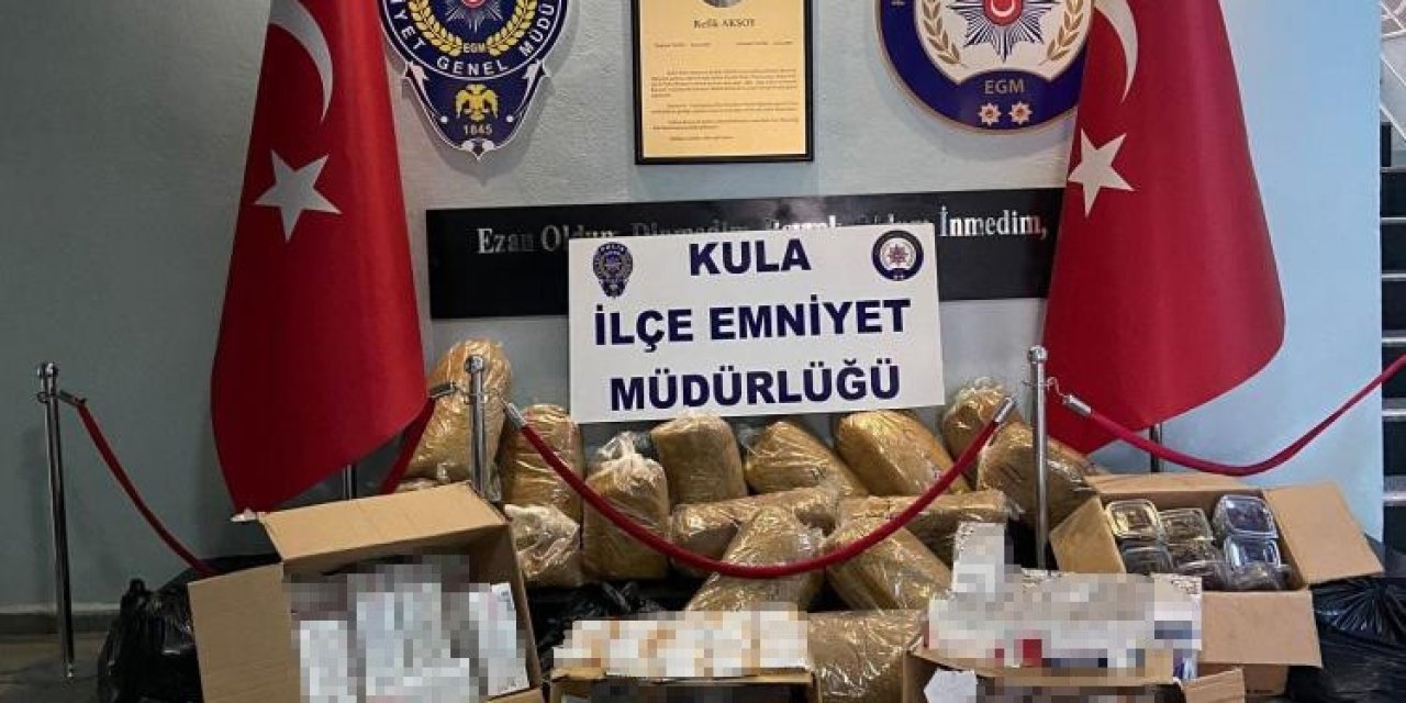 Manisa Emniyeti’nden kaçak sigaraya yönelik büyük operasyon
