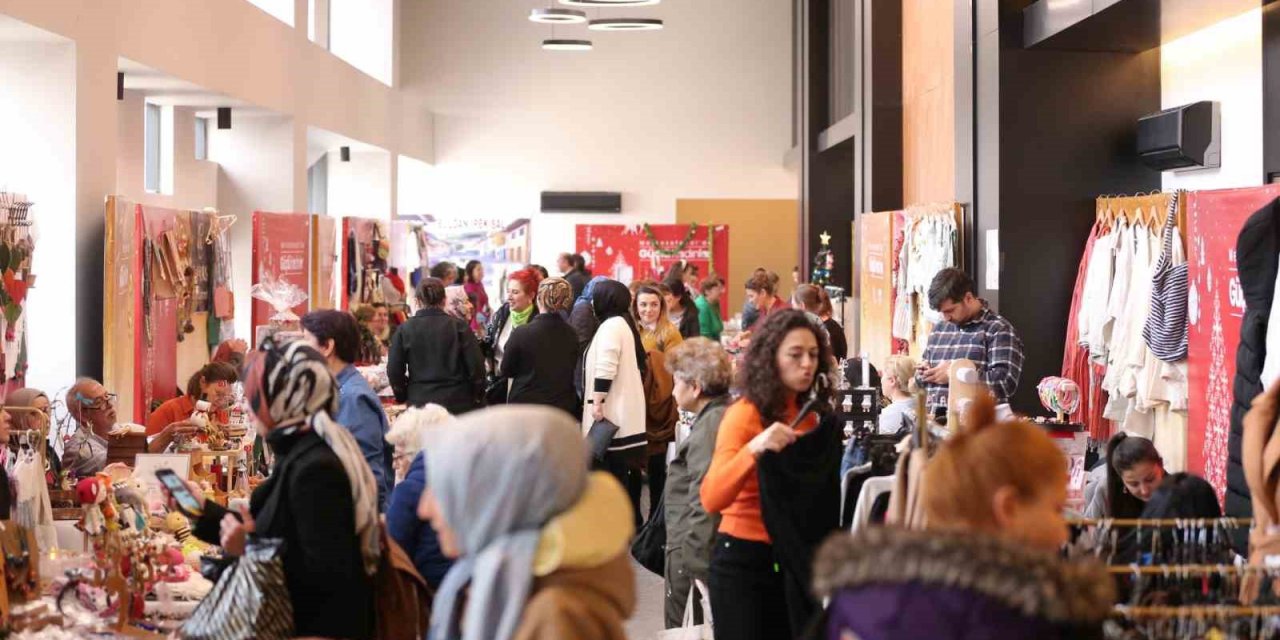 Girişimci kadınların el emeği ürünleri  Merkezefendi’de buluştu