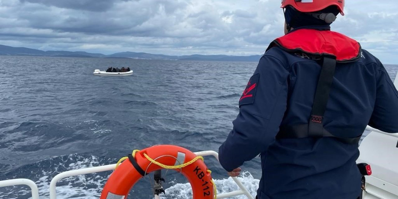 Bodrum’da 42 düzensiz göçmen kurtarıldı