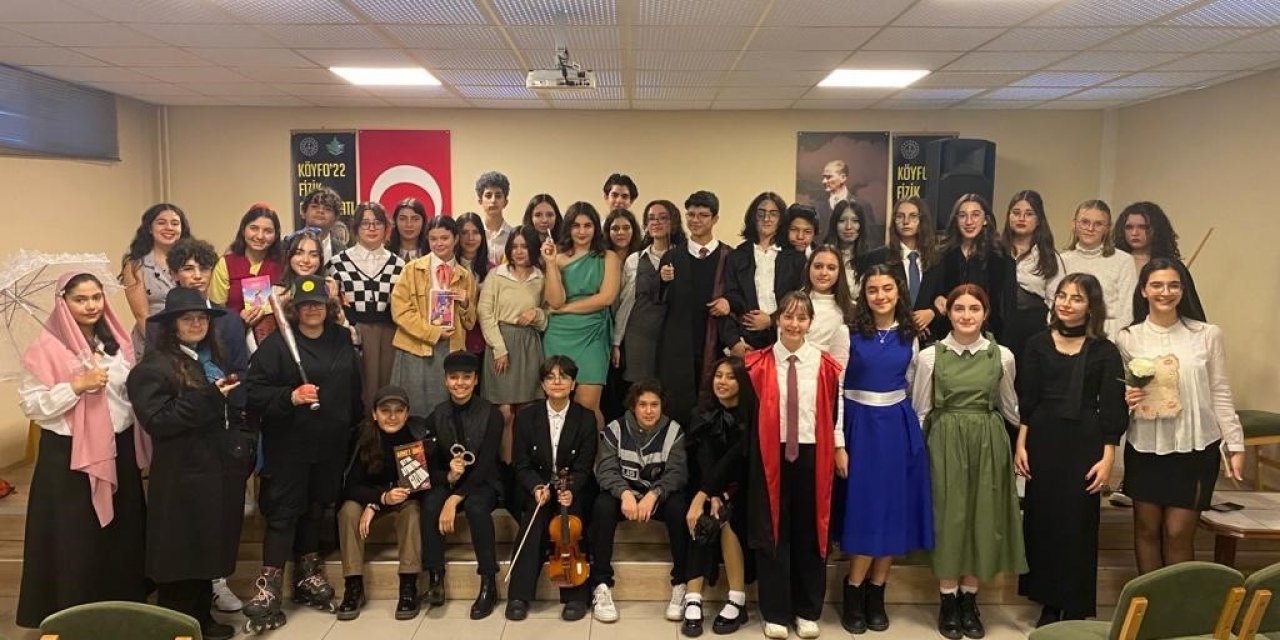 Köyceğiz Fen Lisesi’nde roman kahramanları buluştu