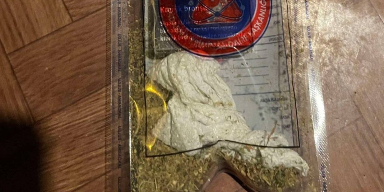 Otobüste seyahat ederken uyuşturucu ile yakalandılar