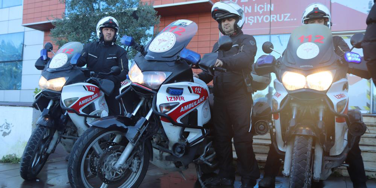 112 Acil Servis’in en hızlıları, motorize ambulanslar