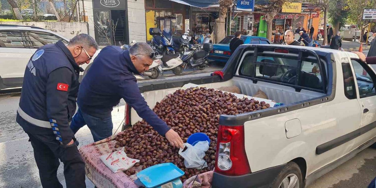 İzmir’de Çin kestanesi operasyonu: Satarken yakalandı