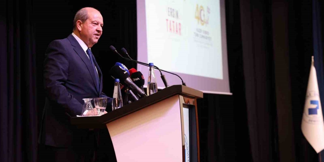 KKTC Cumhurbaşkanı Tatar: "Egemen eşitlik kabul edilmeden müzakere masasına oturmayız"