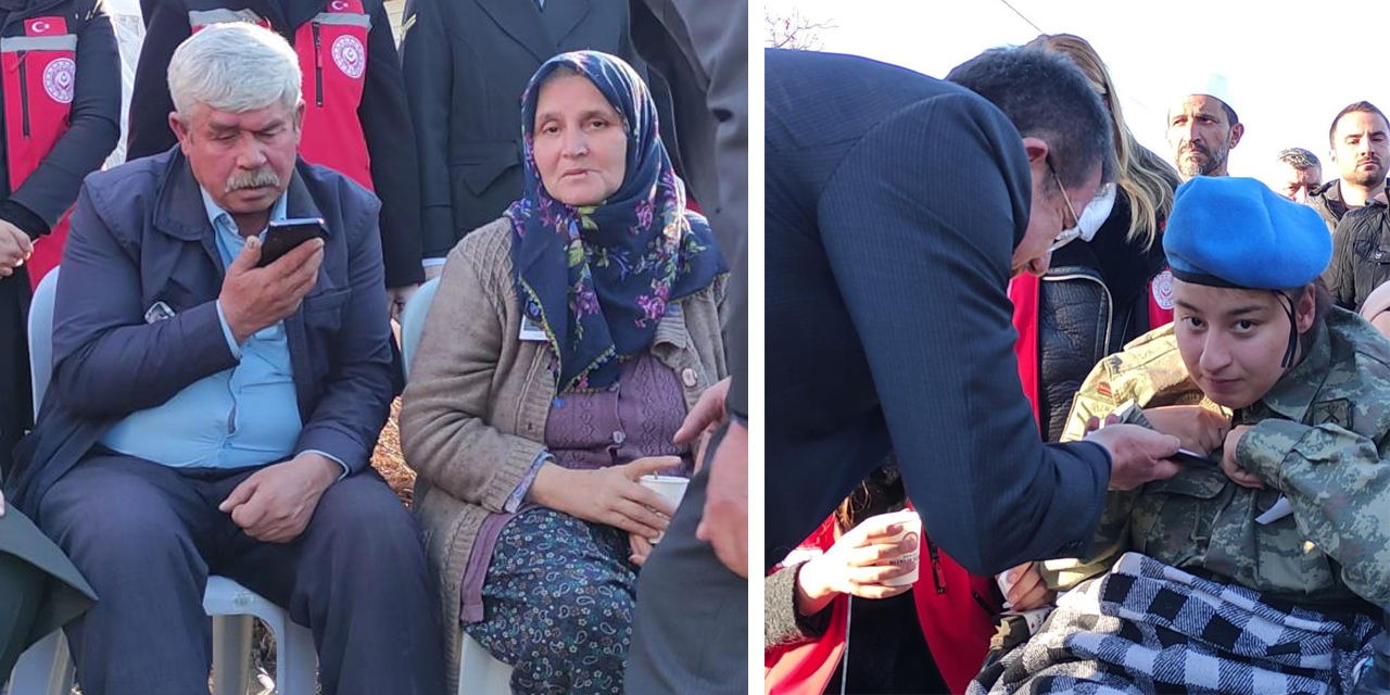 Cumhurbaşkanı Erdoğan şehit ailesiyle görüştü