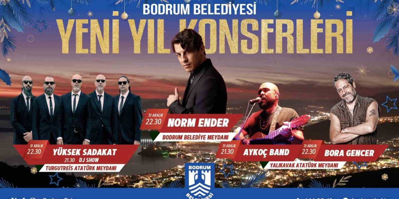 Bodrum Belediyesi yılbaşı etkinliklerini iptal etti