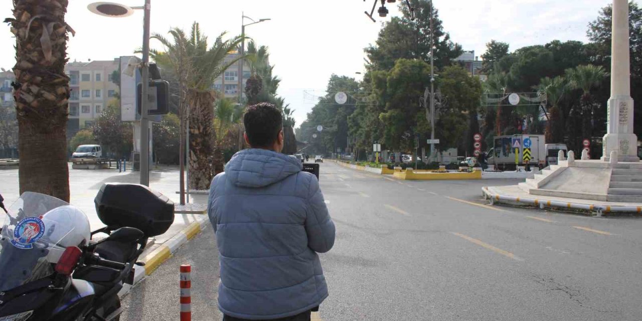 Usulsüz parklar havadan tespit edildi