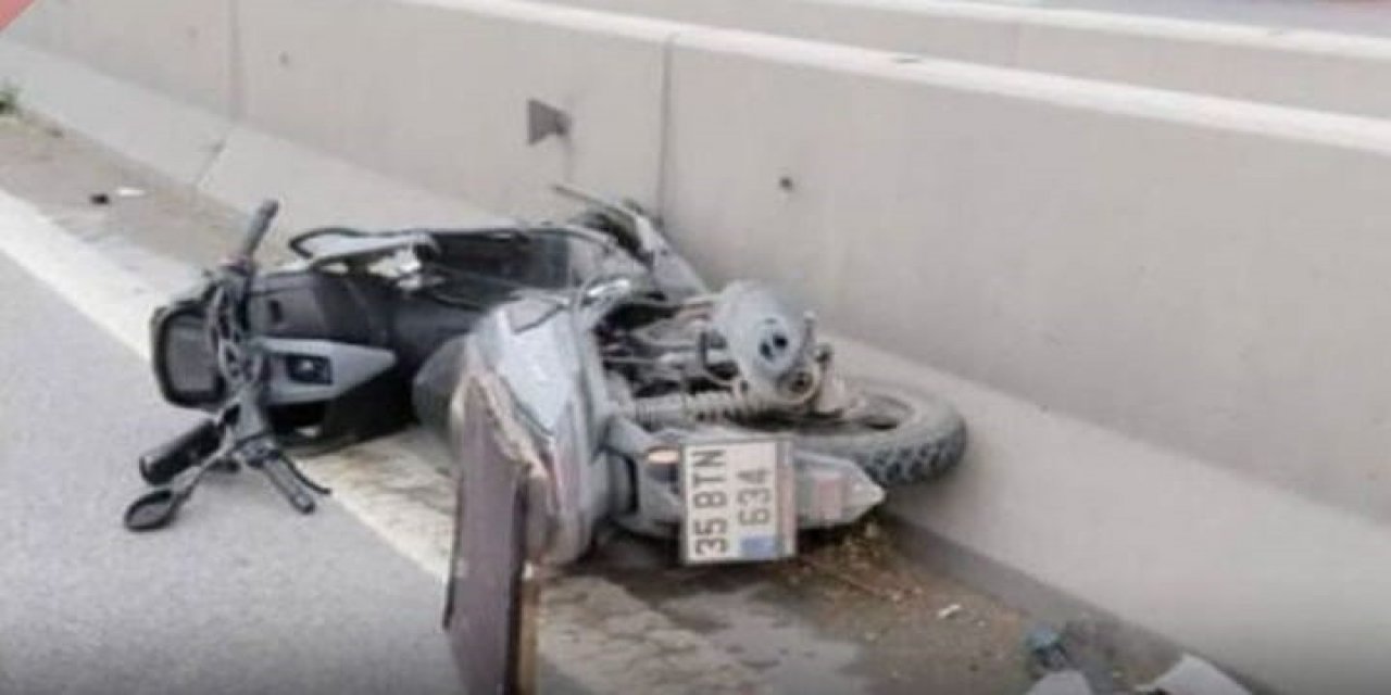 İzmir’de otomobilin çarptığı motokurye hayatını kaybetti