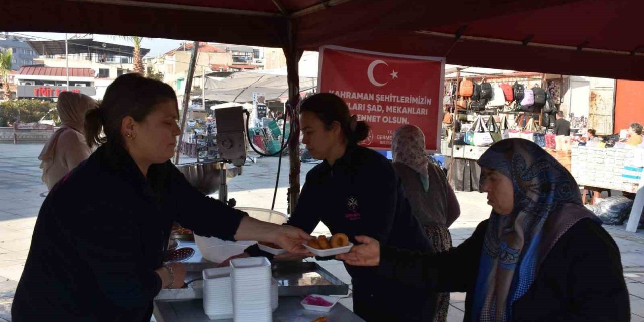 Germencik Belediyesi’nden şehitler için lokma hayrı