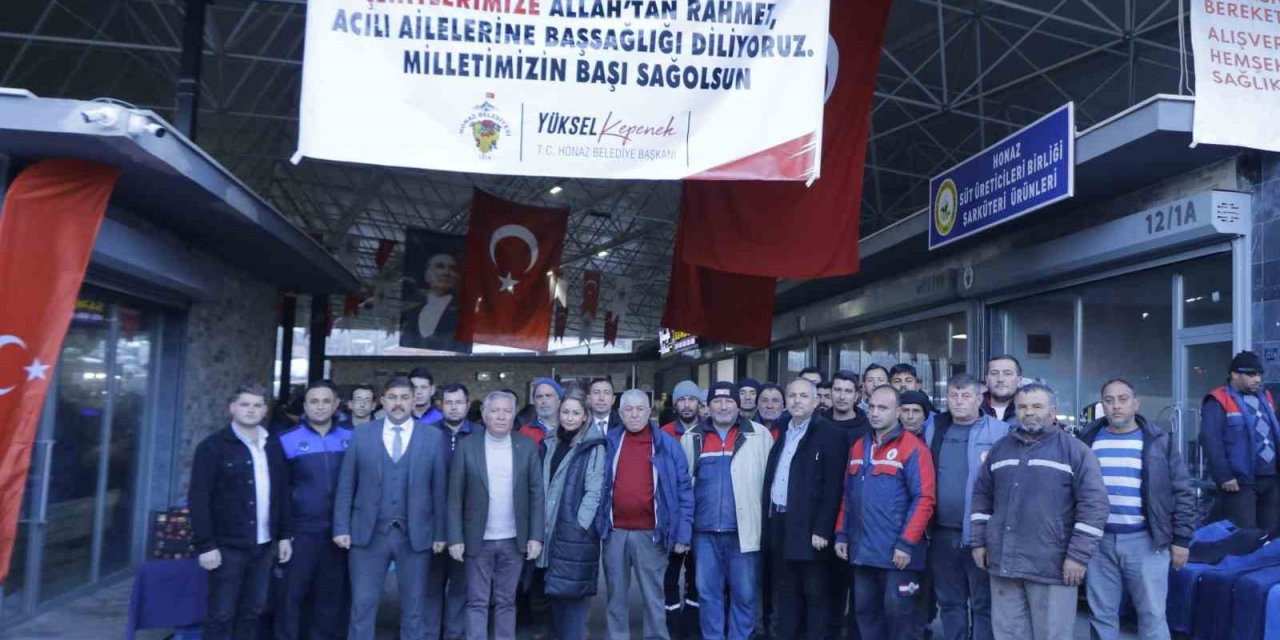 Honaz Belediyesinden şehitler için anlamlı etkinlik