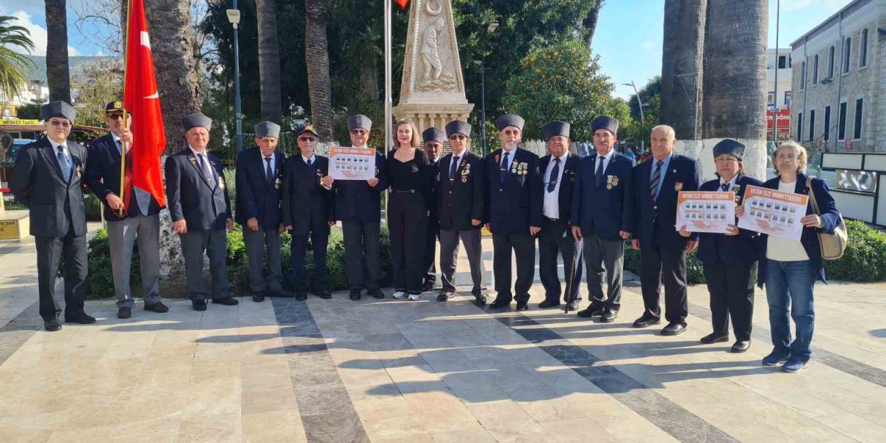 Bodrum’da gaziler terörü lanetledi