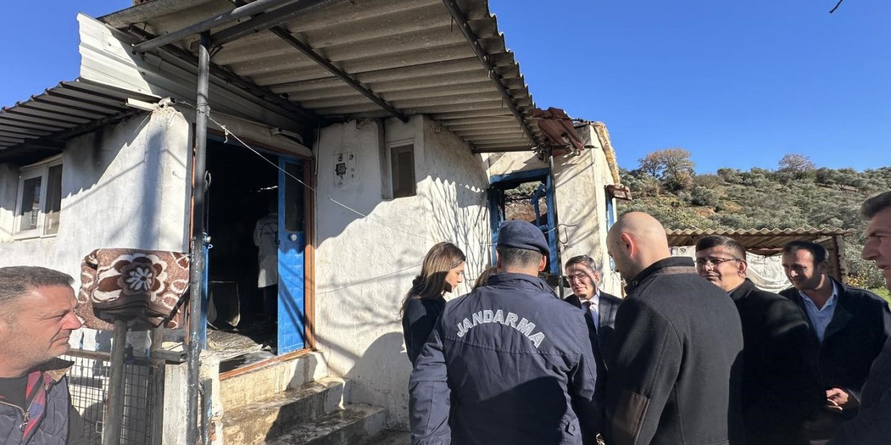 Evde çıkan yangın yaşlı kadını hayattan koparttı