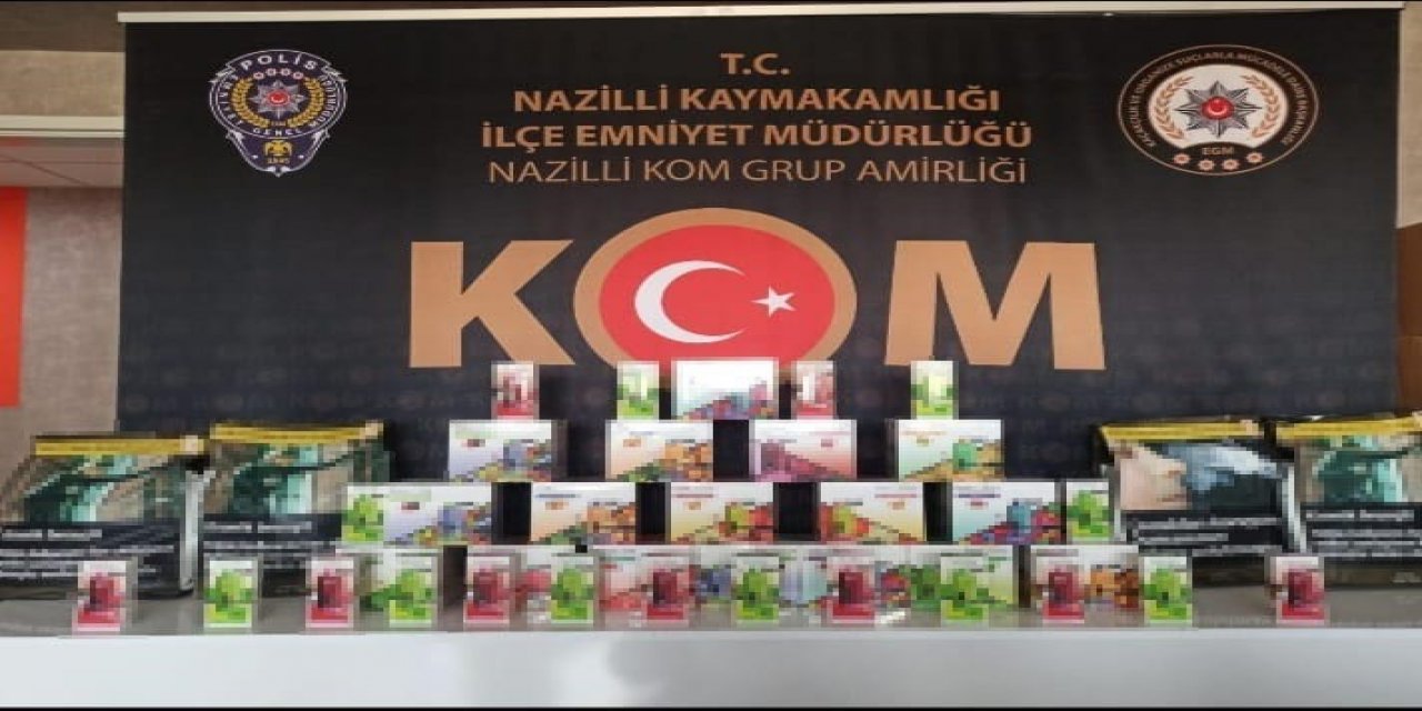Nazilli’de kaçakçılara ve uyuşturucu tacirlerine göz açtırılmadı