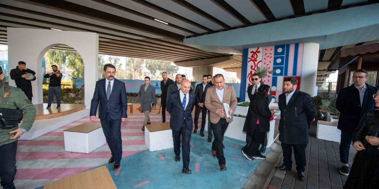 Halkapınar’daki viyadük altına sihirli dokunuş