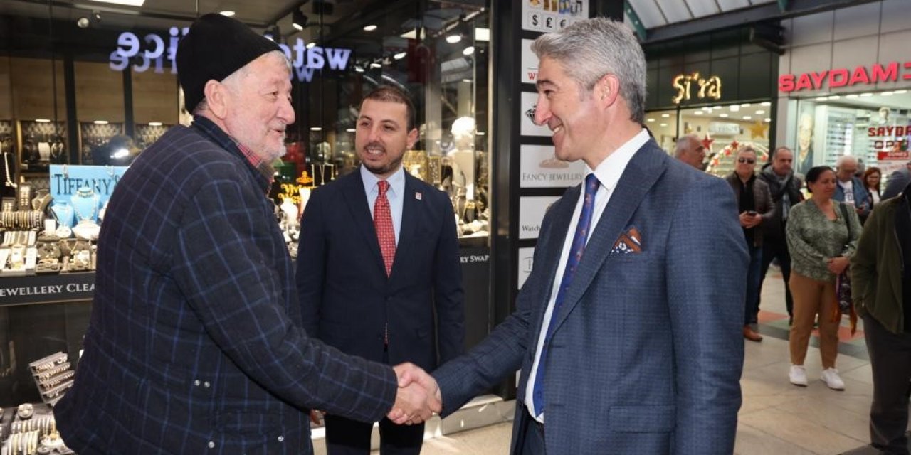 Başkan Oktay esnafların yeni yılını kutladı