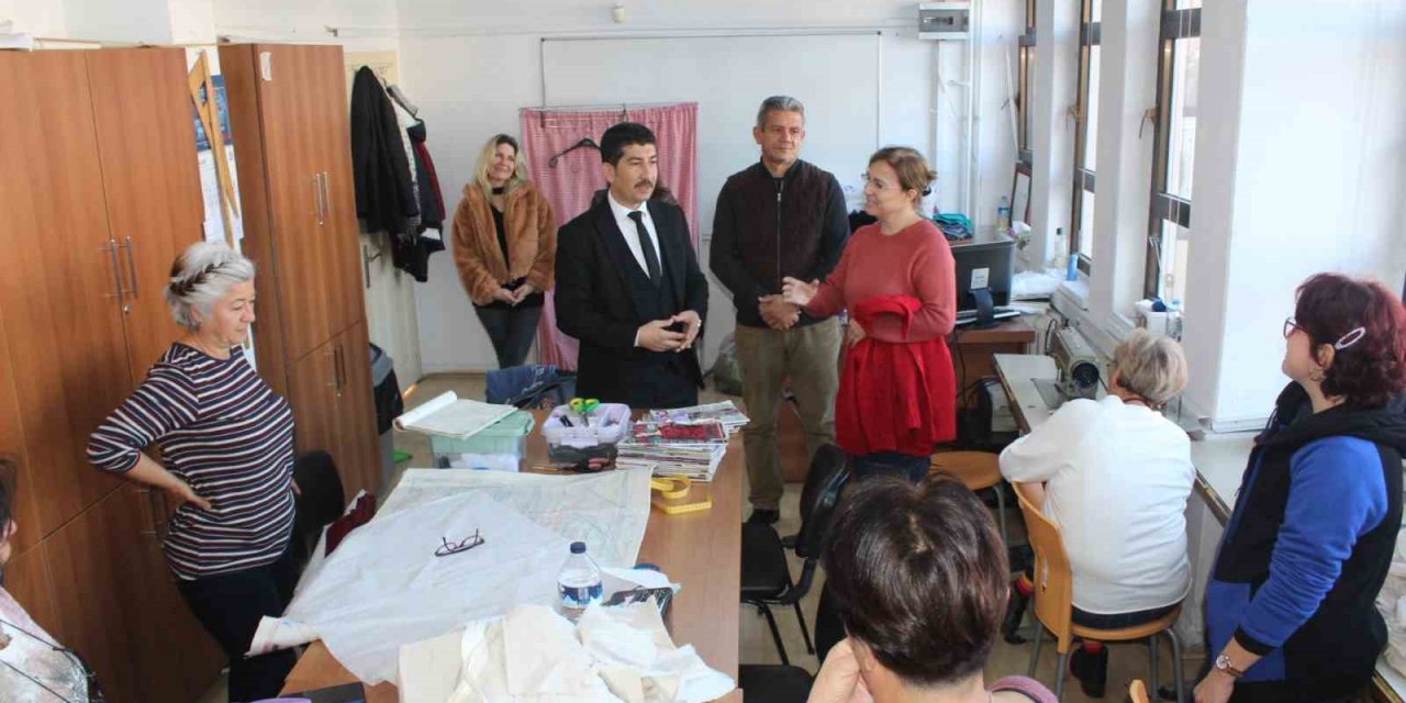 Köyceğiz Halk Eğitim kurslarında üretim devam ediyor