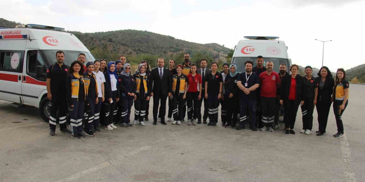 Aydın’da ambulanslar, 1 yılda 129 bin hastaya umut oldu