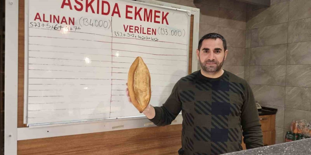Tarihi fırında 9 yılda 133 bin askıda ekmek dağıtıldı