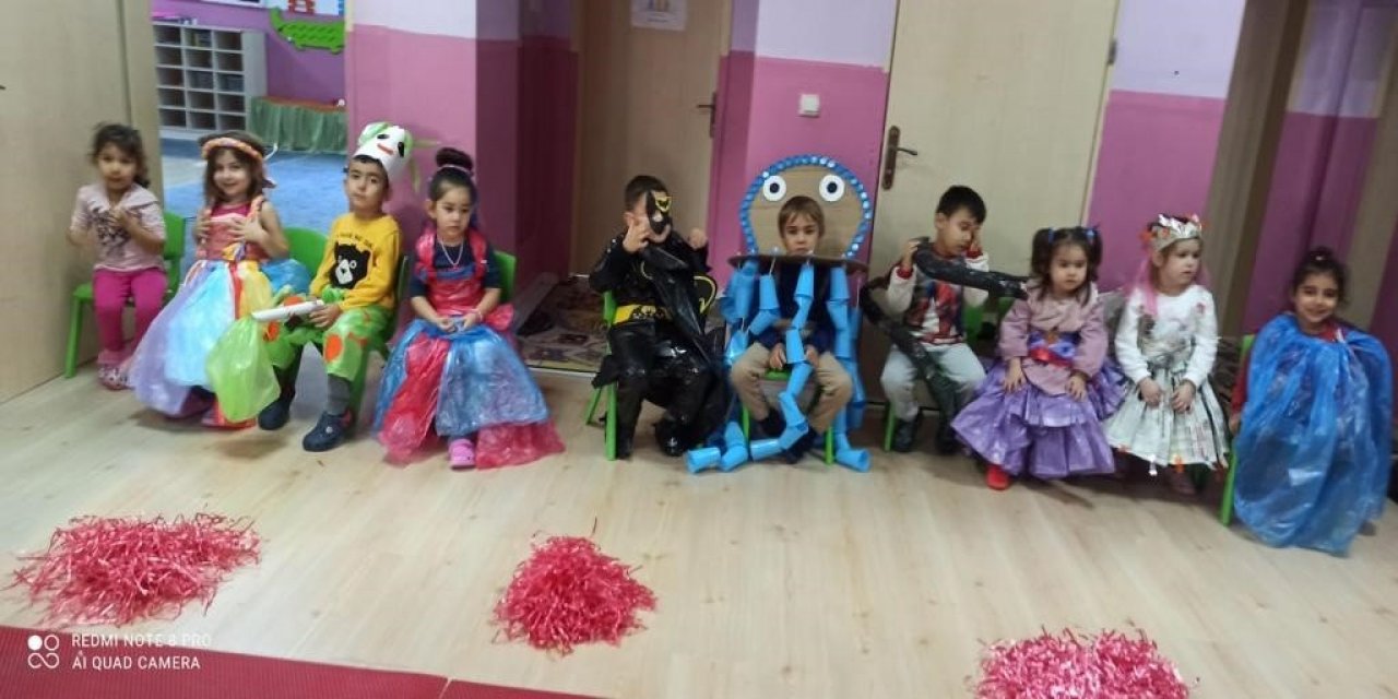 Köyceğiz Anaokulu’nda ‘Geri Dönüşüm Defilesi’ yapıldı