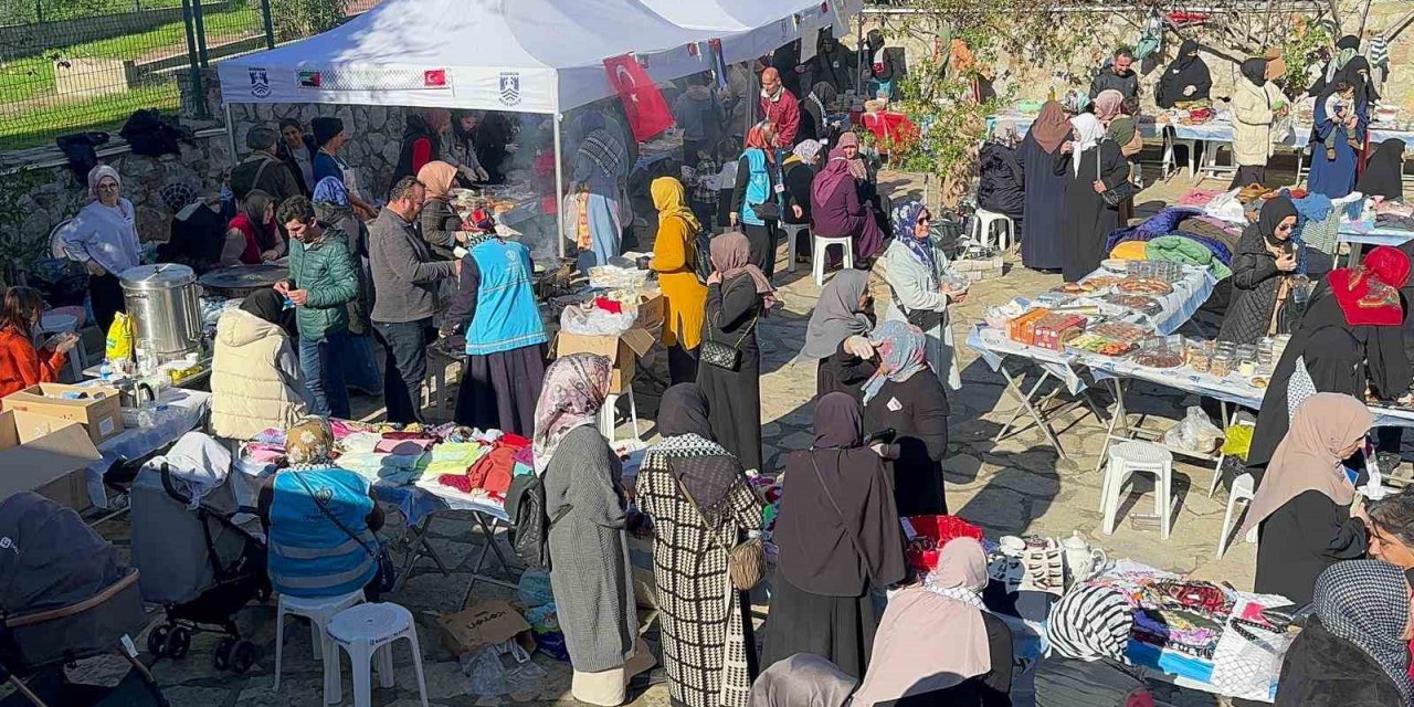 Filistin çarşısına yoğun ilgi
