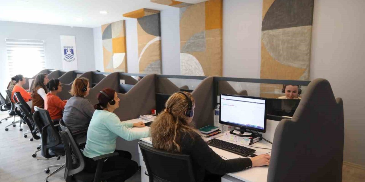 Bodrum Belediye Çağrı Merkezi 2023 yılında 5 bin 300 saat görüşme yaptı