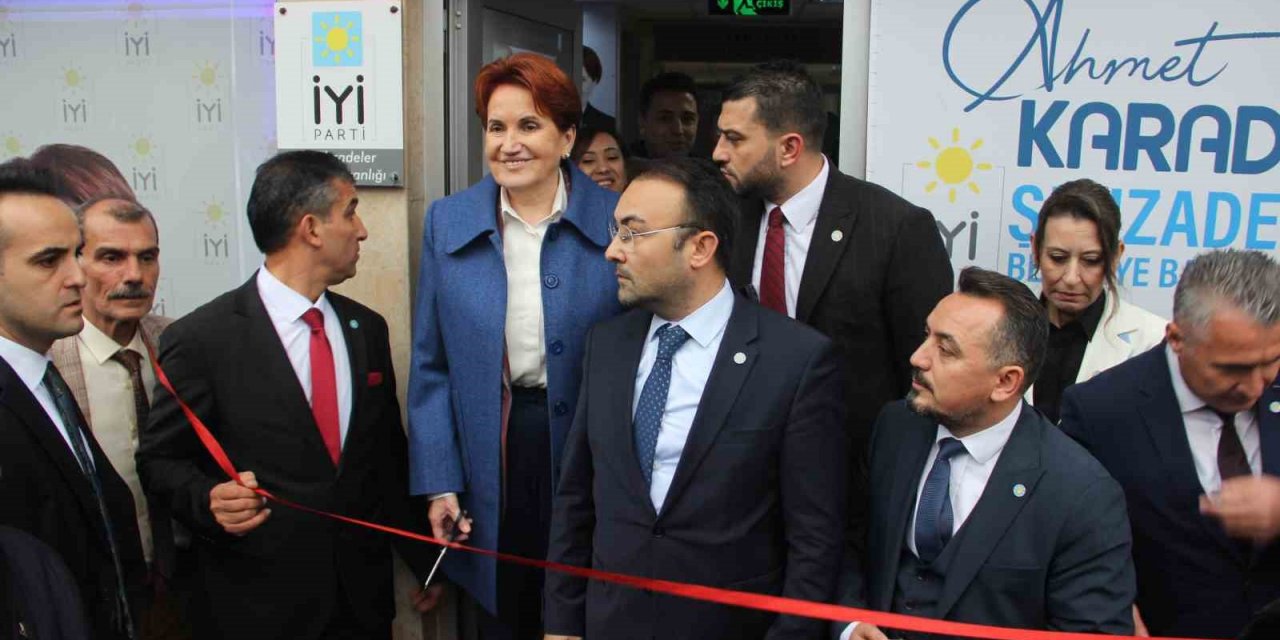 Akşener: "Seçimlere iyi ki de hür ve müstakil olarak bu seçime giriyoruz"