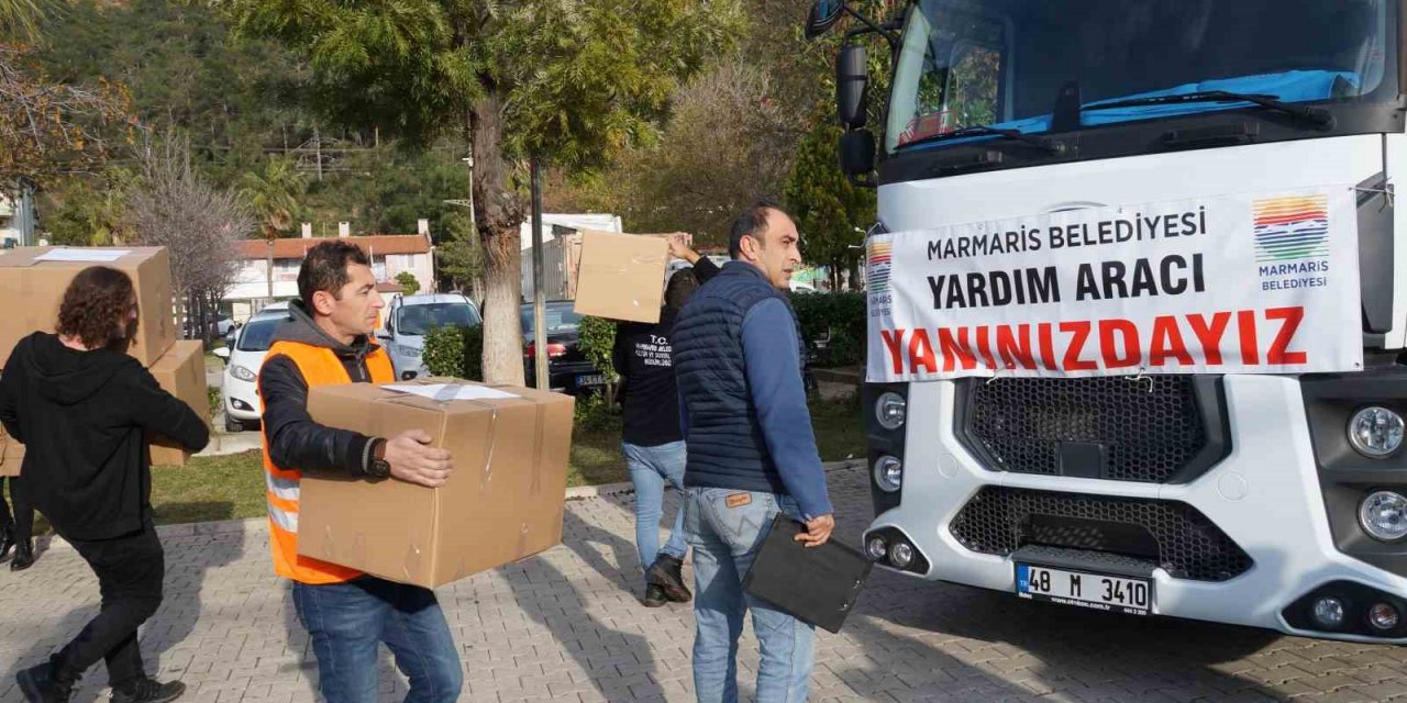 Marmaris Belediyesi’nden ihtiyaç sahibi ailelere destek