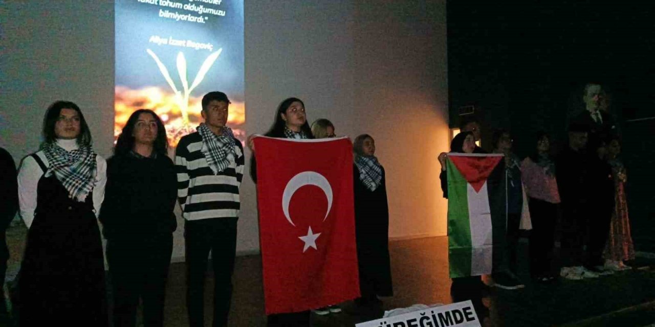 Sarıgöl’de ’Yüreğimde Filistin’ programı düzenlendi