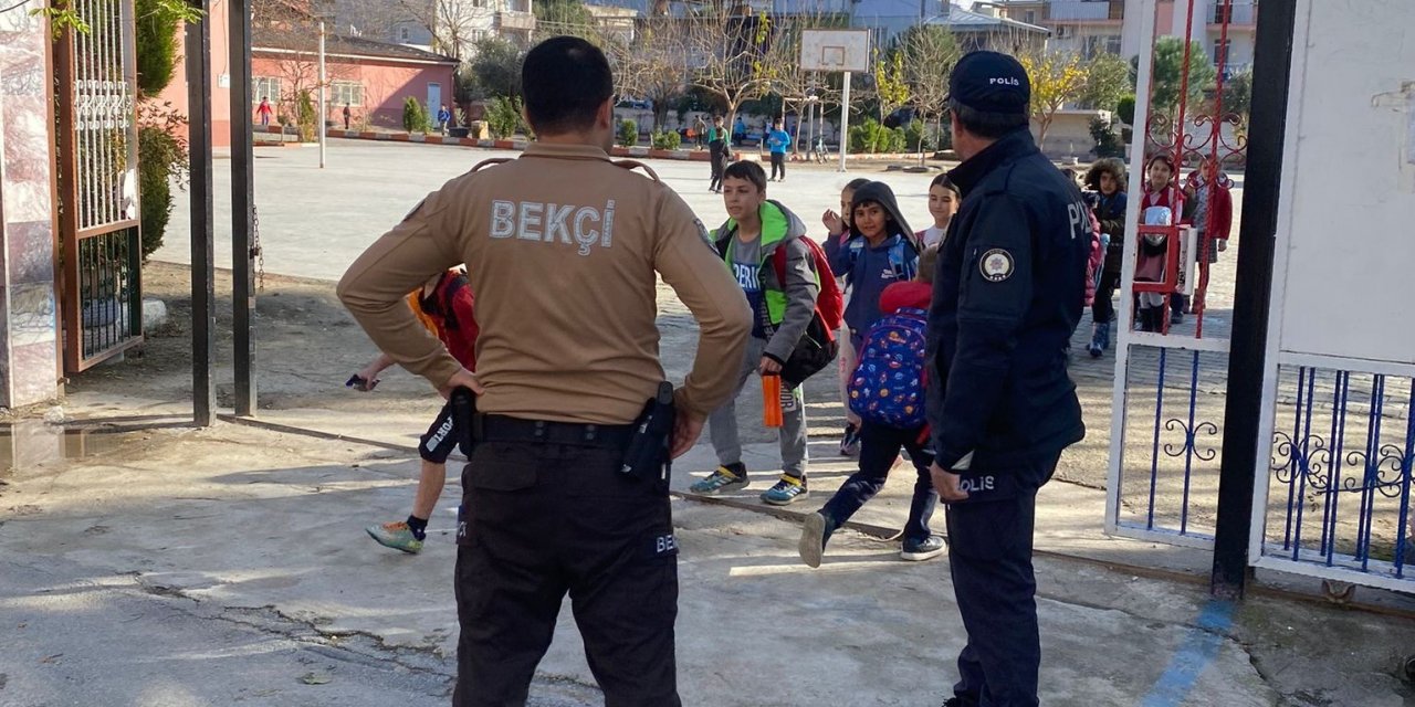 Çine’de okul önleri polisle güvenli