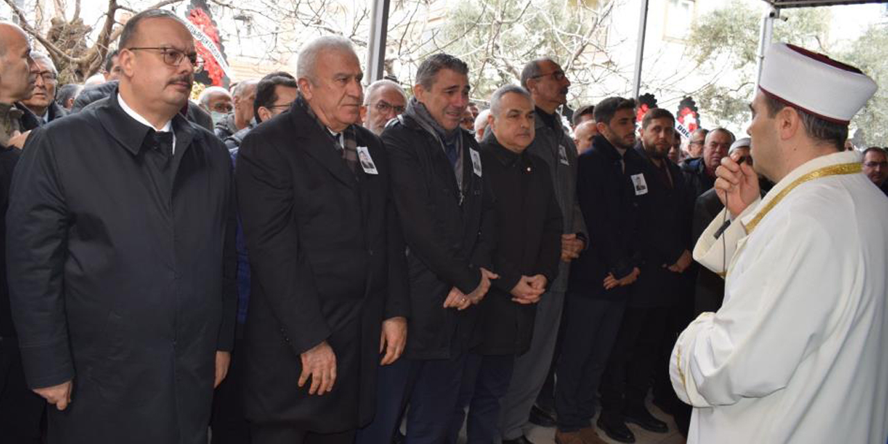 Başkan Atay’ın ağabeyi son yolculuğuna uğurlandı.