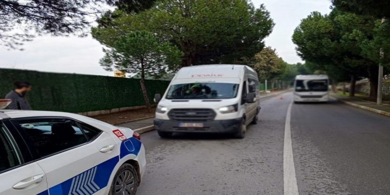 Manisa’da servis araçlarına ceza yağdı