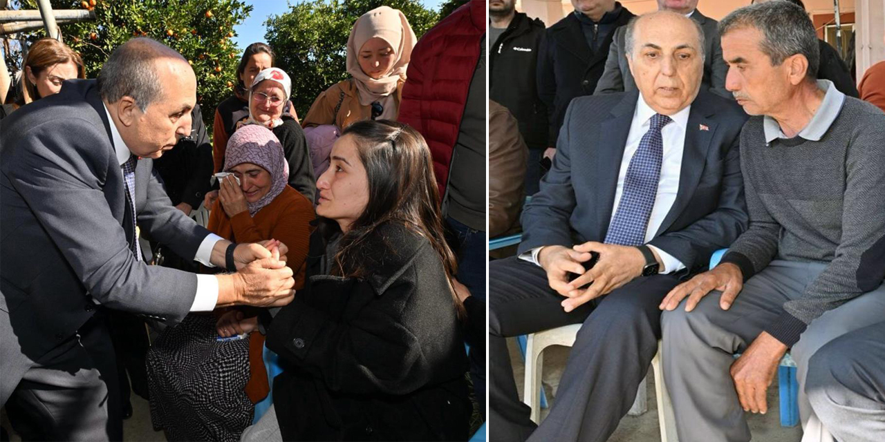 Ayaydın yaralı askerin ailesini ziyaret etti