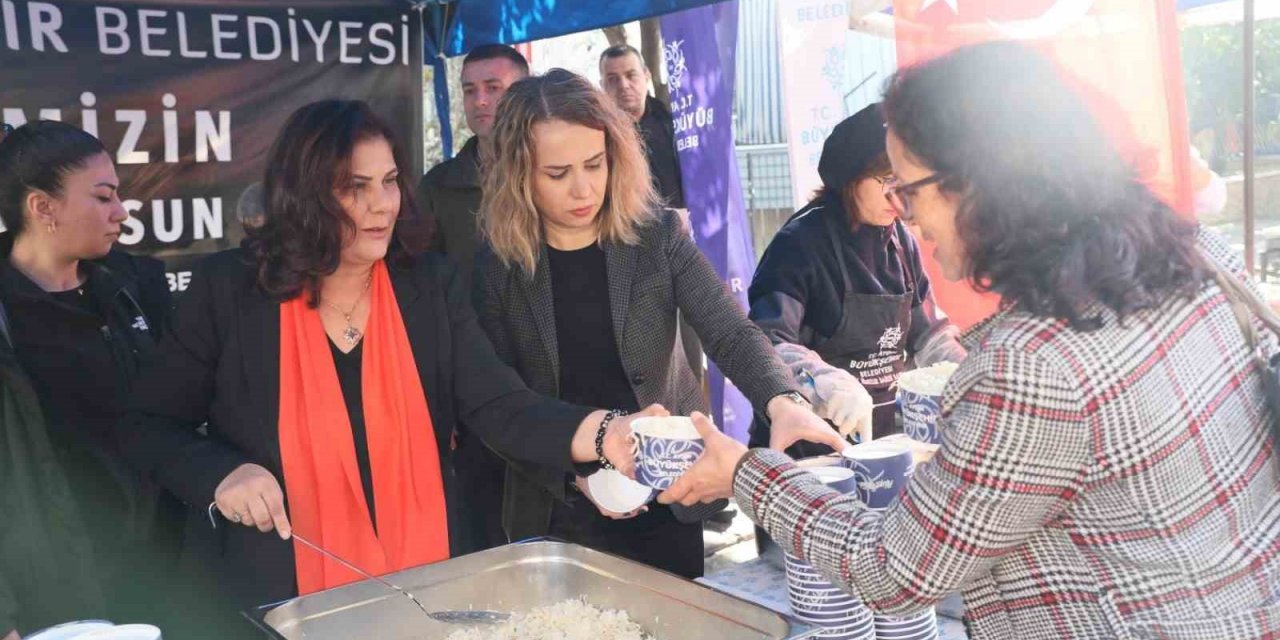 Aydın Büyükşehir Belediyesi’nden şehitler için hayır