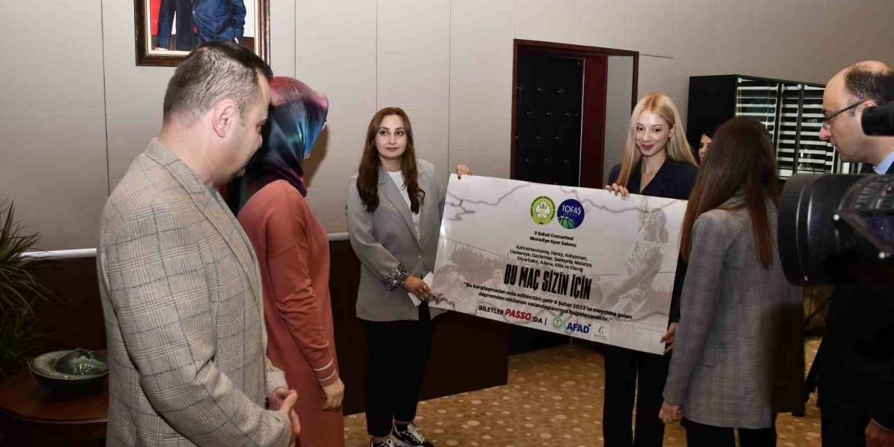 Manisa BBSK’nın, Tofaş maçının tüm geliri Manisa’da yaşayan depremzedelere verilecek