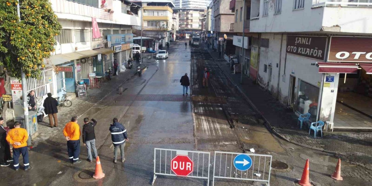 Nazilli’de altyapısı yetersiz olan cadde yenileniyor