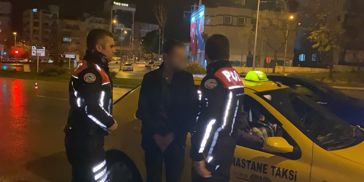 Aranan şüpheli takside yakalandı
