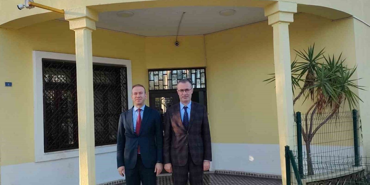 Kaymakam Ertaş, Köyceğiz Kaymakamı Maslak ile buluştu