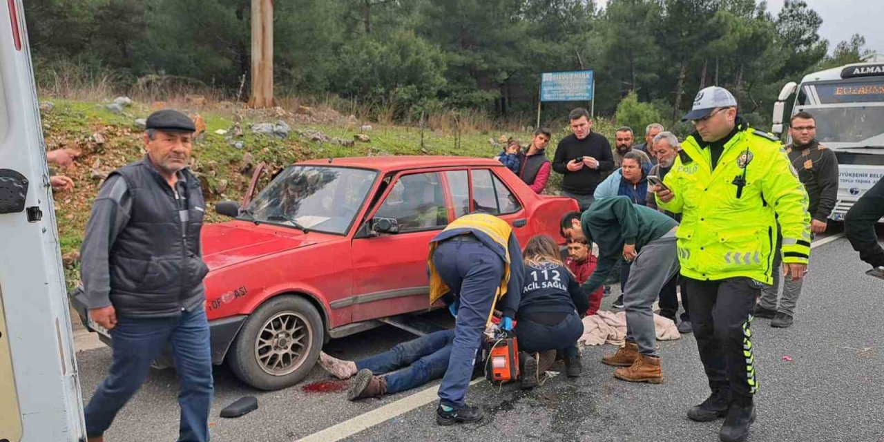 Menteşe’de kaza, biri ağır iki yaralı
