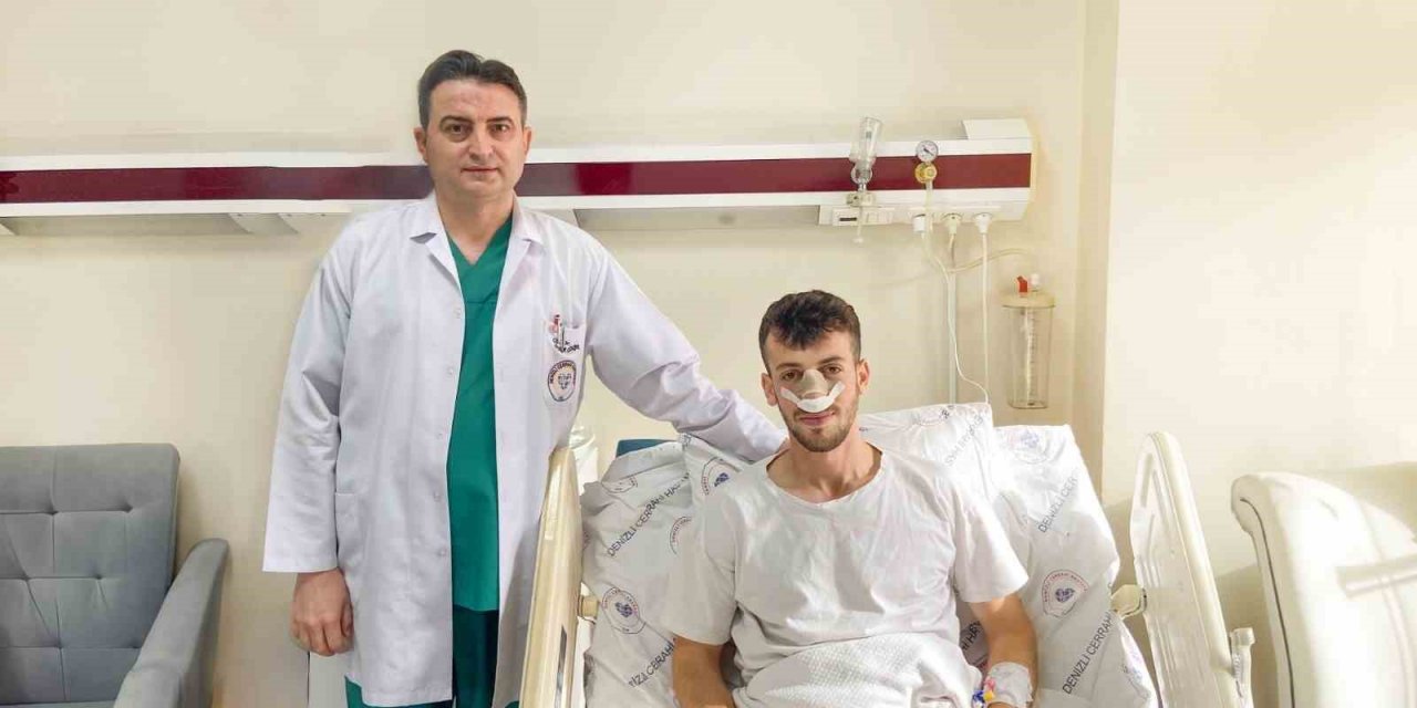 Burnu 3 yerden kırılan Denizlisporlu futbolcu acil ameliyata alındı