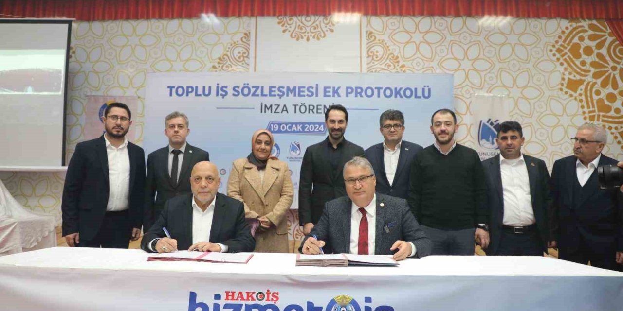 Yunusemre Belediyesi’nden çalışanları sevindiren protokol